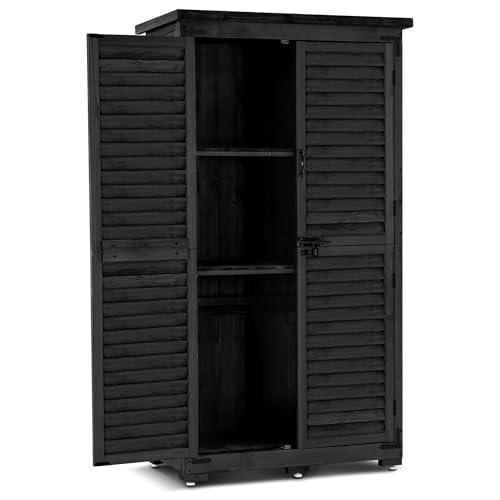 Outdoor Storage Cabinet (Black)
