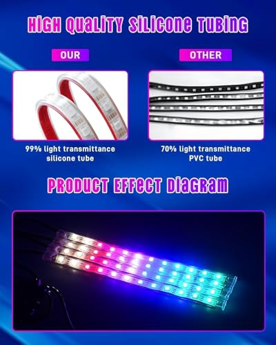 72 LED USB Interior Strip Lights (APP RGBIC 72 Lights)