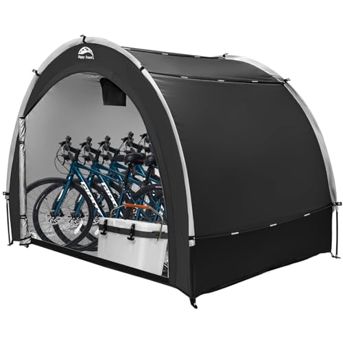 Outdoor Waterproof Bike Storage Tent Shed for 2 (5x7x5.6ft)