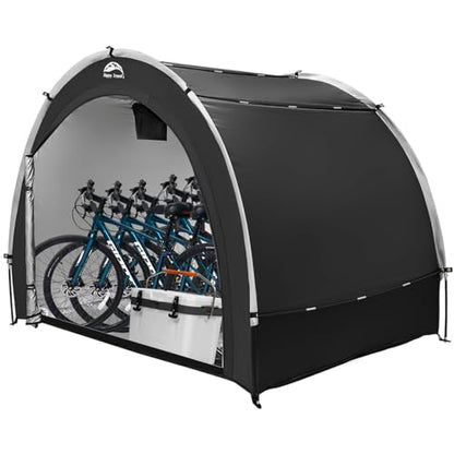 Outdoor Waterproof Bike Storage Tent Shed for 2 (5x7x5.6ft)