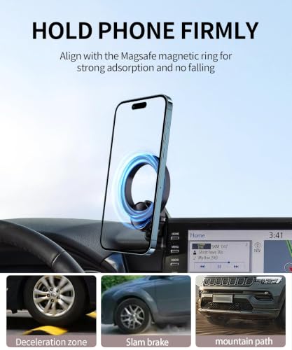 Car Phone Holder for Toyota Camry (for 2021-2024 Camry/Hybrid(9 inch screen only))