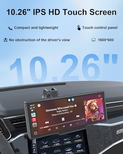 HK5 Carplay Screen for Car (Dual-mount with backup camera)