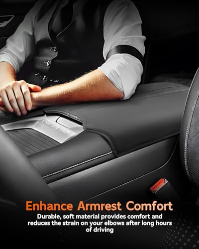 for 2025 2026 Nissan Armada Center Console Cover Armrest Box Cover for Armada (Nissan Armada 2025-2026 Thin)