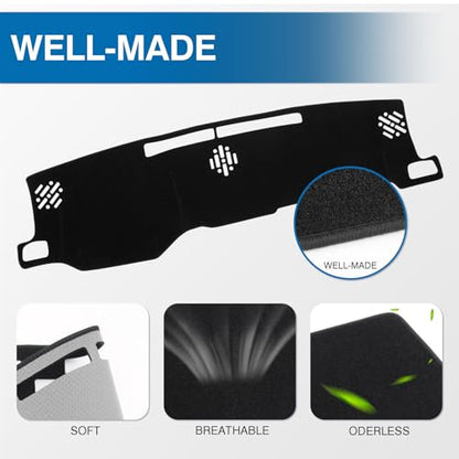Dash Cover Mat for 【2024 (Tacoma 24-26(Black))