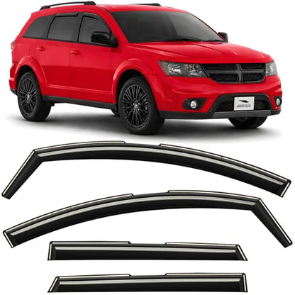 in Channel Extra Durable Rain Guards for Dodge Journey 2009 (For Journey 09-20)