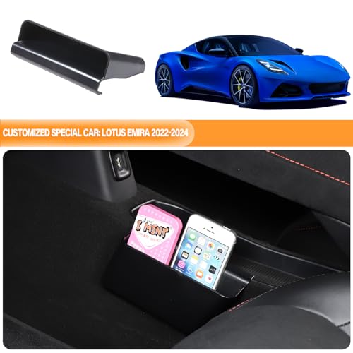 Car Center Console Side Hanging Storage Box Compatible with Lotus Emira 2022