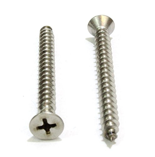 8 X 1'' Stainless Flat Head Phillips Wood Screw (#8 X 1'')