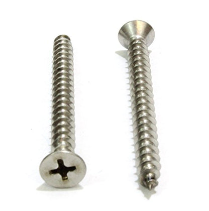 8 X 1'' Stainless Flat Head Phillips Wood Screw (#8 X 1'')