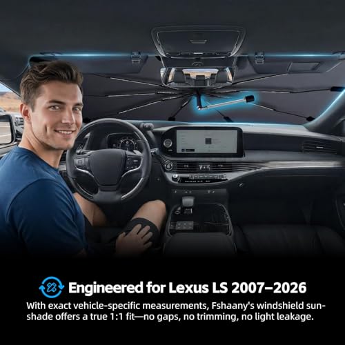 Windshield Sun Shade Umbrella for Lexus LS 2007 (For Lexus LS 2007–2026)