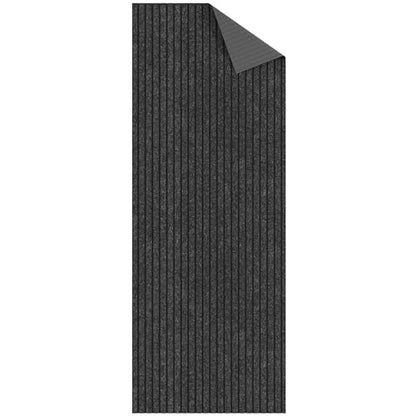 2x23 Hallway Runner Rug (Black / 2' x 23' (Runner))
