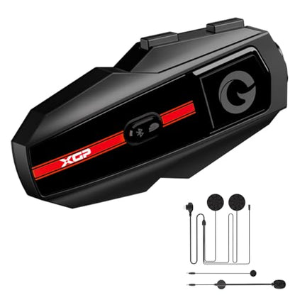 Motorcycle Helmet Bluetooth Headset Intercom Communication Systems (Black / XGP 1 Unit)