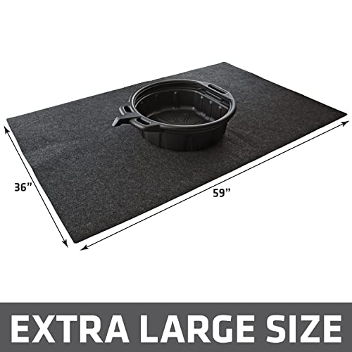 XL Oil Spill Mat (36" x 59" (1-Pack) / Charcoal)