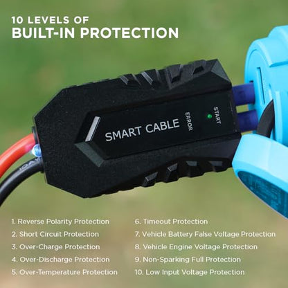 BoostHero Portable Car Battery Jump Starter (Blue)