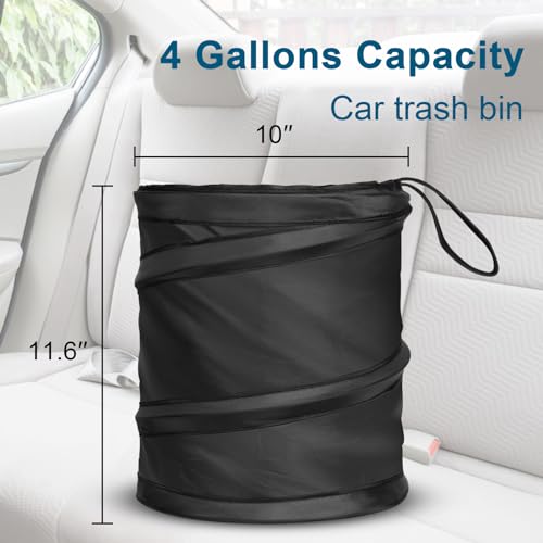 Car Trash Can (Black / 4 Gallons)