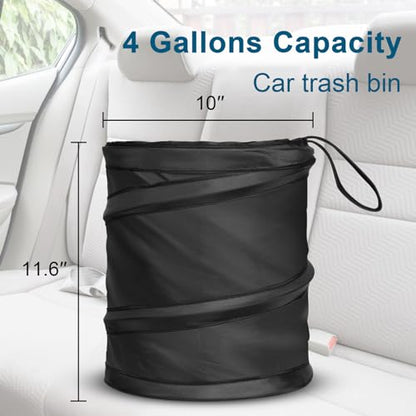 Car Trash Can (Black / 4 Gallons)