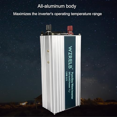 1200W Pure Sine Wave Inverter 24V DC to 110V 120V AC