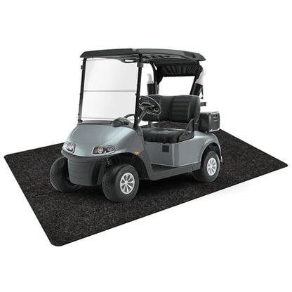 Non Slip Golf Cart Parking Mat 4.9 Ft × 9.1 Ft Garage Floor Mat (4.9‘x9.1’)