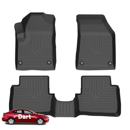 Floor Mats for 2013 2014 2015 2016 Dodge Dart (BLACK)