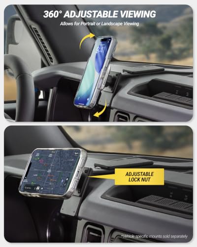 MagicMount Pro2 Magnetic Phone Holder for Car (1 Pack)