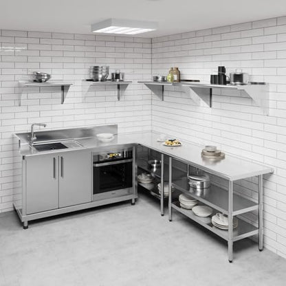 18 in. x 36 in. Stainless Steel Wall Mount Shelf (18 in. x 36 in.)