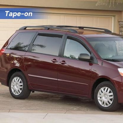 Window Visors Rain Guards for 2004 (2004-2010 Toyota Sienna)