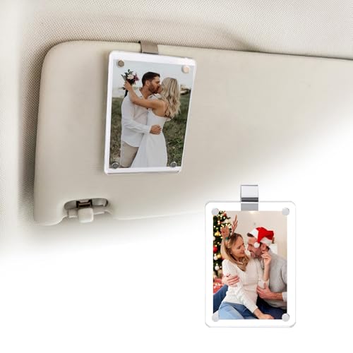 Gift for Boyfriend Husband Girlfriend Dad Car Decorations Interior Picture Holder (1PC)