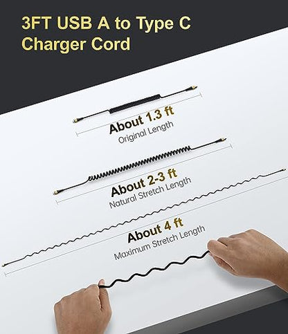 USB C Cable Fast Charging (3FT / USB A to USB C / Gold)