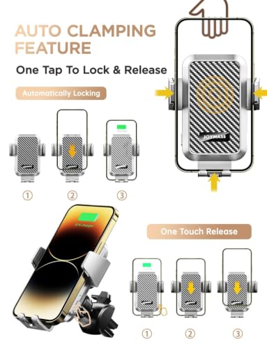 Wireless Car Charger (SILVER)