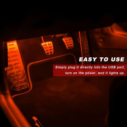 Car Interior LED Lights (Orange)
