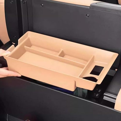Central Control Armrest Box Storage Box for Lexus ES 21+ (Brown)