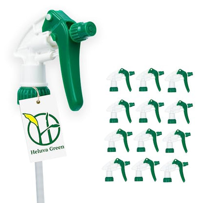 Spray Bottle Nozzle Replacement Tops (13 Pack / Green)