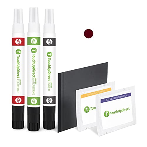 3T3 Ruby Flare Pearl Compatible with Toyota Exact Match Touch Up Paint Combo (Combo - Platinum Kit / Ruby Flare Pearl)
