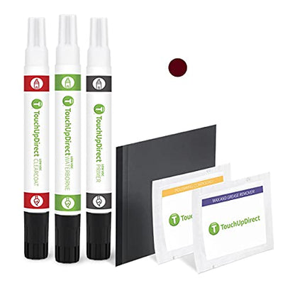 3T3 Ruby Flare Pearl Compatible with Toyota Exact Match Touch Up Paint Combo (Combo - Platinum Kit / Ruby Flare Pearl)