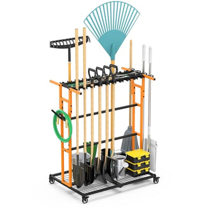 Garage Organization with Wheels (Orange)