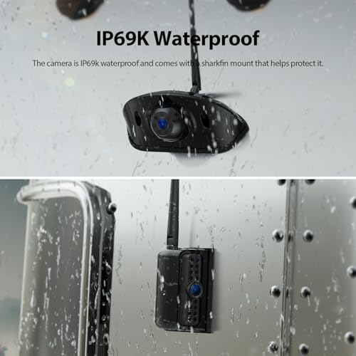 3 Camera Wireless RV Backup Camera System with 7 (7 '' -3 CAM)