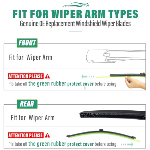 Windshield Wiper Blades Replacement for Mercedes (26"/22"/13")