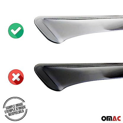 Window Visor Vent Rain Guard Deflector for Honda Civic 2006 (Civic Sedan 2006-2011 / Wind Deflector / In-Channel)