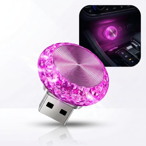 Car Interior USB LED Atmosphere Lamp (1PC / Purple)