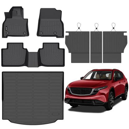Floor Mats for Mazda CX5 2026 All Weather Cargo Liner Seat Back Mat (33 For Mazda CX5 2026)