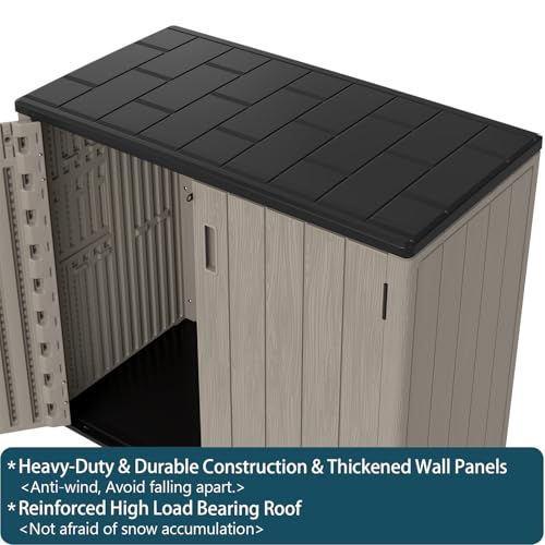 Outdoor Storage Shed 37 Cu.Ft (Shallow Brown / 37 Cu.ft)