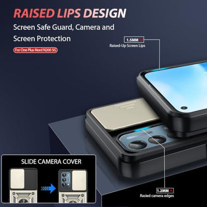 for Oneplus Nord N200 Case (Oneplus Nord N200(6.49") / Gold)