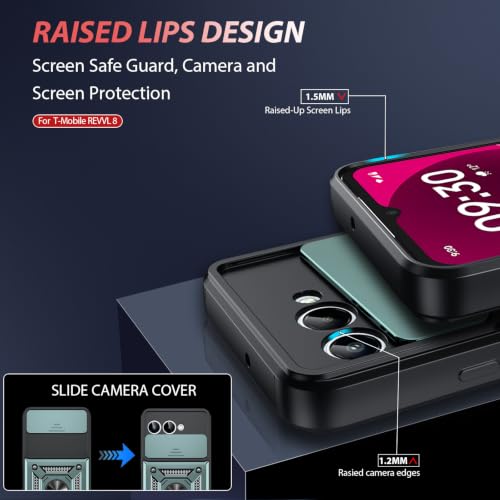 for T Mobile Revvl 8 Case (T-Mobile Revvl 8 (6.5") / Green)