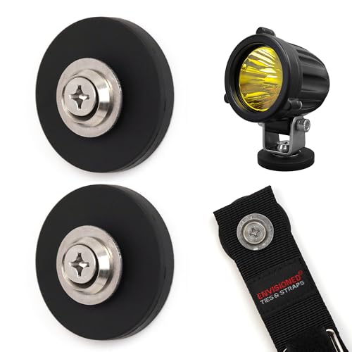 Black Heavy Duty Magnet for Hanging Straps (Magnet for Hanging Straps (2 Pack))