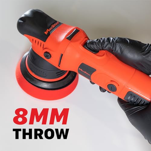 2 Piece M8S V2 Dual Action Polisher & 16oz AIO Polish Car Detailing Kit (5" Aio Polish Kit)