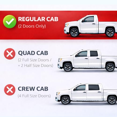Rain Guards Fit for 2009 (2009-2018 RAM 1500 Regular Cab)