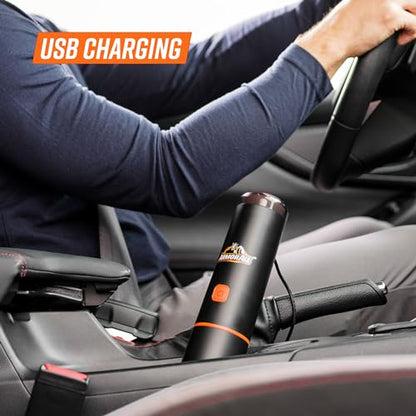 AA07V2 0901 Cordless Car Vacuum Handheld Mini Vacuum Cleaner for Car Interior Home (Cordless)