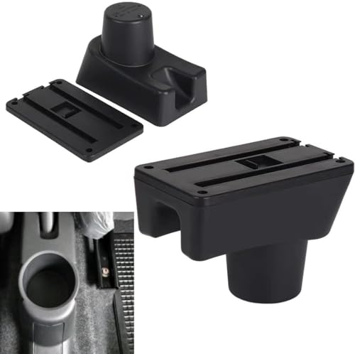 for Mitsubishi Mirage Dodge Attitude Armrest 2014 (Carbon Fiber)