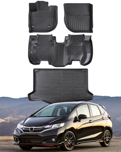 for Honda Fit Floor Mats & Cargo Trunk Liner 2015