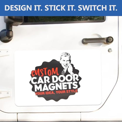 Custom Car Magnet Signs for Advertising and Promotion (24"x36" Rectangle)