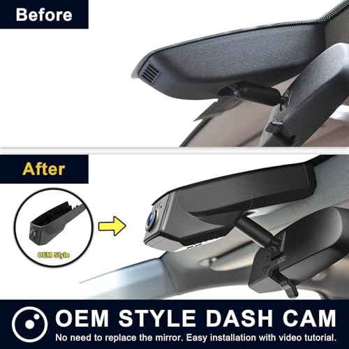 4K Dash Cam Custom fit for GMC Yukon (Model C Front 4K Only)